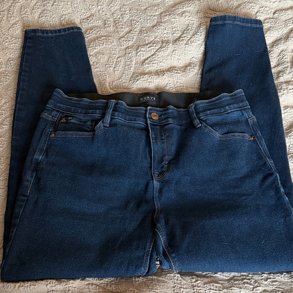 Women's Dark Blue Skinny Jeans